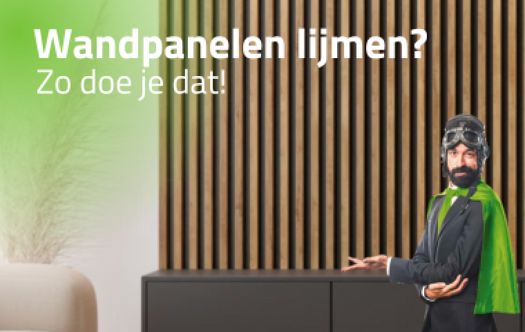 Wandpanelen lijmen, zo doe je dat!