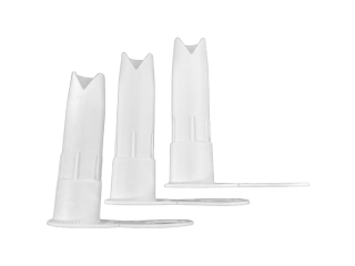 Spuitmond met v-naad - 3 stuks