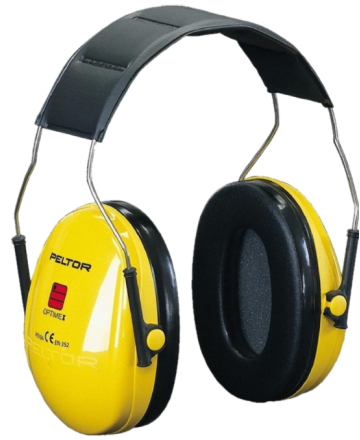 3M Optime I H510A - Gehoorkap met hoofdband - Geel